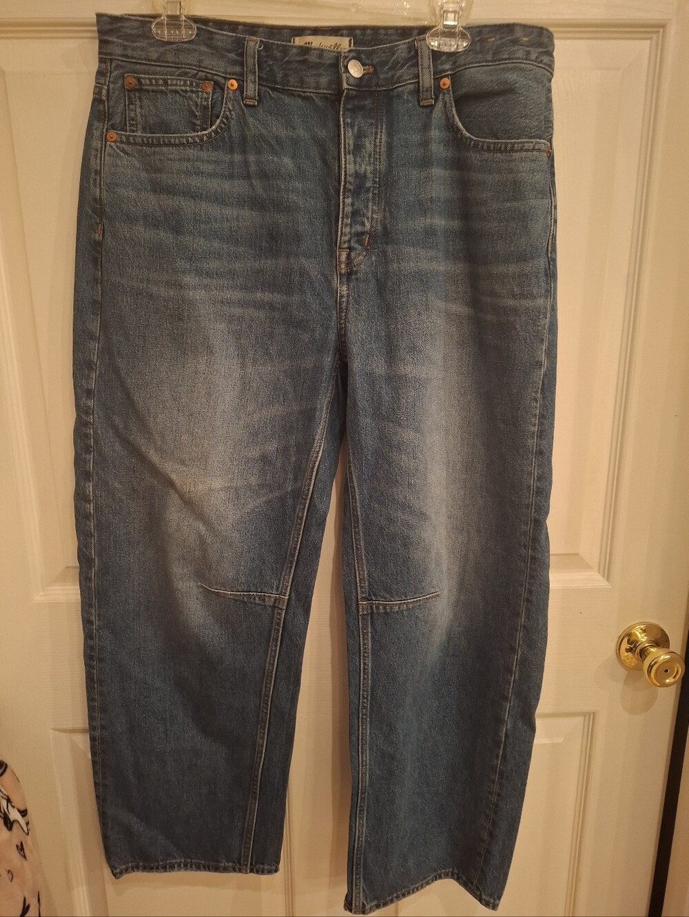 Madewell The Darted Barrel-Leg Jeans Womens 29